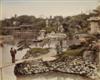 KIMBEI, KUSAKABE (1841-1934) Album containing 50 delicately hand-colored photographs of Japan, including lovely landscapes,